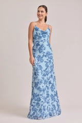 Nadia Chiffon Floral Print Dress | Made To Order