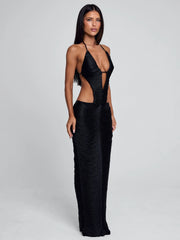 MAREN MAXI DRESS BLACK