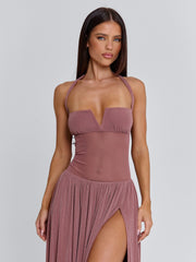 Ellapink DEE MAXI DRESS MAUVE