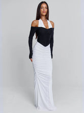 Ellapink TAHITI MAXI DRESS WHITE/BLACK