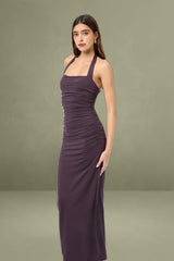 Halter Neck Maxi Dress