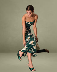 The Floral Slit Maxi Dress