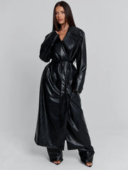 NOLITA TRENCH COAT BLACK