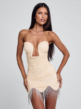 Ellapink REMINA MINI DRESS IVORY