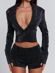 CELENE JACKET BLACK SPARKLE