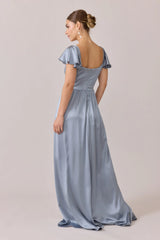 Ellapink Satin Dress | Made To Order