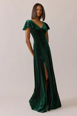 Ellapink Velvet Dress | Made To Order