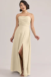 Ellapink Chiffon Dress | Ready To Ship | Pale Yellow