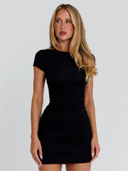 Ellapink GLOWEN MINI DRESS BLACK