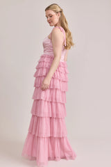 Ellapink Satin + Tulle Dress | Made To Order