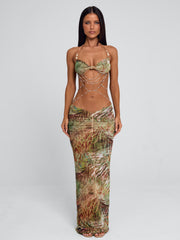 CATERINA MAXI DRESS LAGRONO SAGE