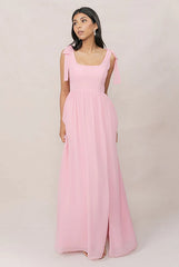 Ellapink Chiffon Dress | Made To Order