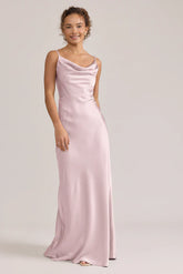 Ellapink Satin Dress | Ready To Ship | Perfect Pink
