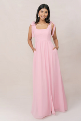 Ellapink Chiffon Dress | Made To Order