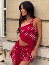 IMARA MINI DRESS RED POLKA DOT