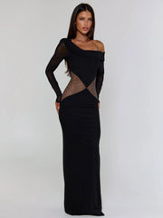 LUMINA MAXI DRESS BLACK