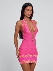 INDIA MINI DRESS PINK