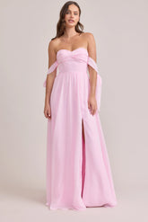 Ellapink Convertible Chiffon Dress | Made To Order