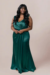 Ellapink Satin Dress | Made To Order