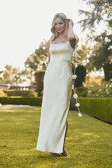 Ellapink Luxe Satin Dress | Made To Order