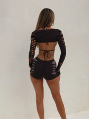 COULTER PLAYSUIT TWO TONED