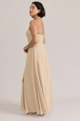 Ellapink Chiffon Dress | Ready To Ship | Champagne