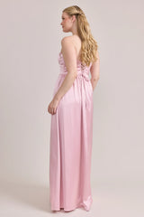 Ellapink Satin Dress | Made To Order