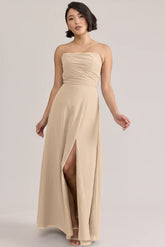 Ellapink Chiffon Dress | Ready To Ship | Champagne