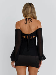 Ellapink DORELLE MINI DRESS BLACK