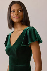 Ellapink Velvet Dress | Made To Order