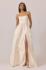 Ellapink Jacquard Dress | Made To Order