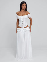 LUBELA MAXI SKIRT WHITE
