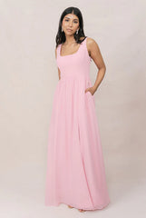 Ellapink Chiffon Dress | Made To Order