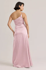 Ellapink Satin Dress Perfect Pink | Ready To Ship