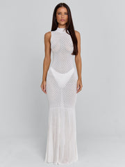 Ellapink LORIEL MAXI DRESS WHITE