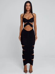 Ellapink LUCCA MIDI DRESS BLACK