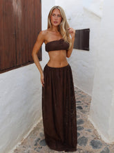 SOREN MAXI SKIRT CHOCOLATE