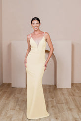 Ellapink Crepe Dress | Made To Order