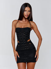 CELESTINE MINI DRESS BLACK