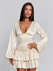 KARMIN MINI DRESS IVORY