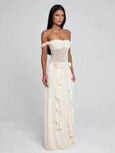 MARCELINE MAXI DRESS BEIGE