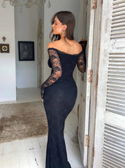 EMERSON MAXI DRESS SOLID BLACK