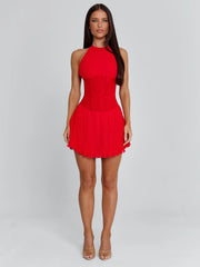 Ellapink CALLA MINI DRESS RED