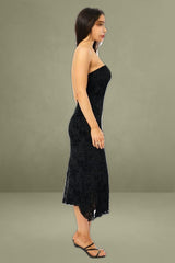 Black Black Bodycon Dress Lace Mini