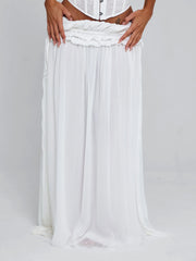 LUBELA MAXI SKIRT WHITE