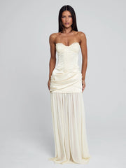 Ellapink ROWNA MAXI DRESS IVORY