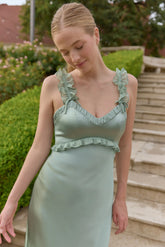 Satin + Chiffon Dress | Made To Order