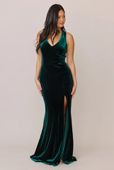 Ellapink Velvet Dress | Made To Order