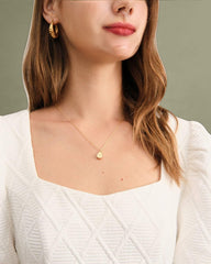 Solid Textured Puff Sleeve Short Dress