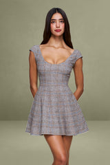Leila Tartan Mini Dress